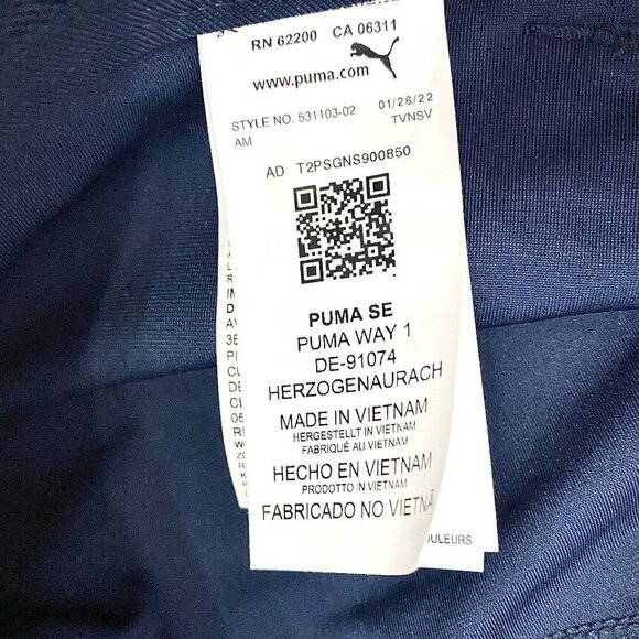 Puma 101 Fit Performance Navy Golf Pants, Men's Size 36 x 32 - Picture 6 of 11